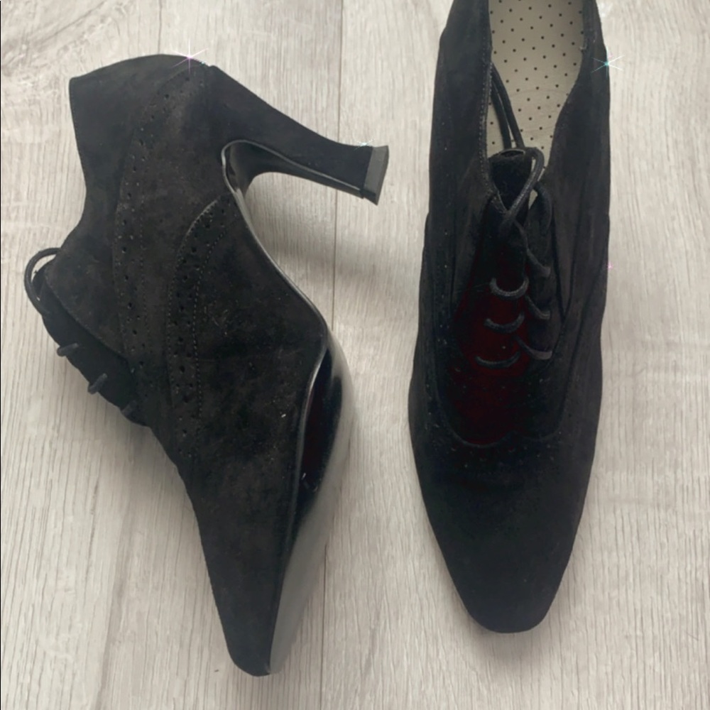 Vintage suede booties from the 1960’s